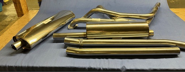 MG-310 MGB S/S EXHAUST SYSTEM & 3 BRANCH MANIFOLD STANDARD SYSTEM C/B