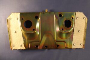 (15) 12H719 MGB CHROME BUMPER CARB HEATSHIELD HS4