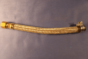 (14)  AHH6707 MGB S/S BRAIDED FUEL HOSE WITH NUT