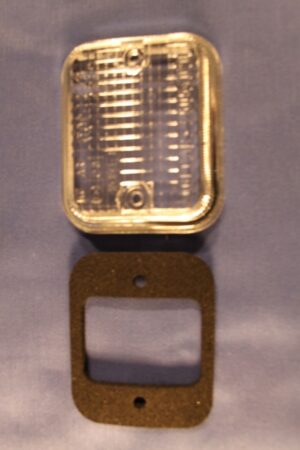 (7) MGB & MIDGET 37H7512 REVERSE LAMP LIGHT LENSE & GASKET