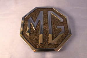 (6) MGB MIDGET CHA545 METAL BOOT BADGE GT ROADSTER