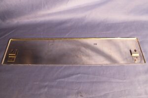 AHA5791SS MGB CHROME BUMPER S/S NUMBER PLATE BACKING REAR