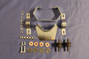 (12) MGB GEK1004 REAR EXHAUST BRACKET KIT 1969-74 C/B