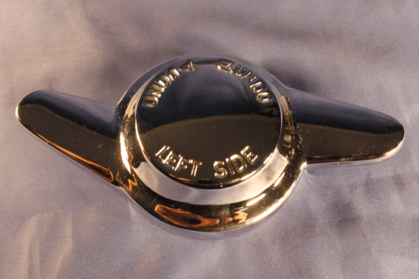 MGB & MIDGET PLAIN L/H LEFT HAND SPINNER PLAIN 12TPI 2 EARED AHH7318