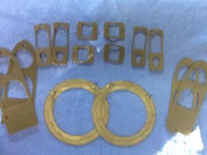 37H4679KIT MGB FULL LAMP GASKET SET 69-74 C/B MODEL GASKETS KIT