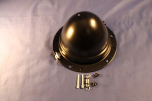 (14) MGB METAL HEADLAMP BOWL AND ADJUSTER SML3