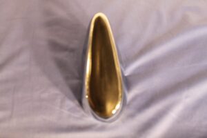 (27) MGB FRONT OVERRIDER RUBBER FACED BHH377Z