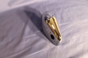 (27) MGB REAR LEFT HAND PASSANGER OVERIDER ALL CHROME AHH6490