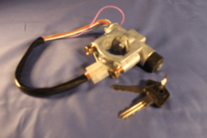 (18) MGB RUBBER BUMPER IGNITION & STEERING LOCK BHM7144X