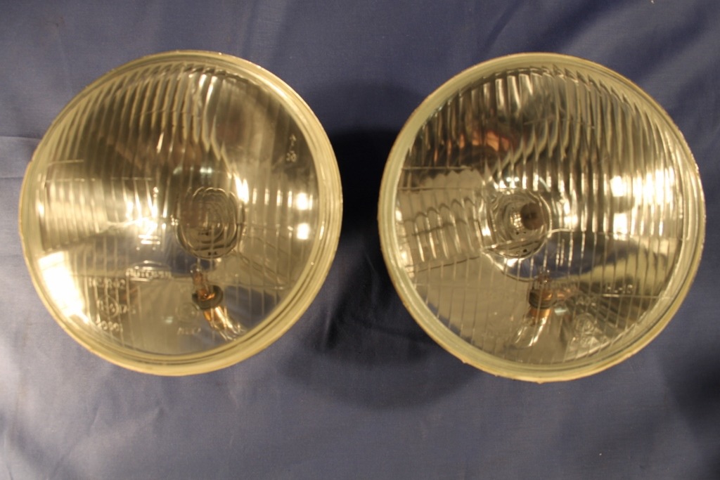 GAC4022 MGB & 1275 MIDGET PAIR WIPAC HALOGEN HEAD LAMP KIT CHROME BUMPER