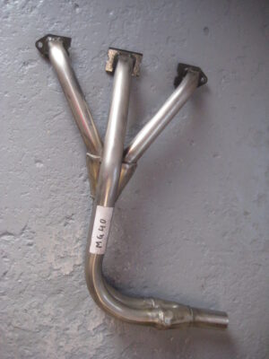 (19) MG40 MIDGET 1275 LCB STAINLESS STEEL MANIFOLD