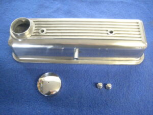 (20)GAC4067 MIDGET 1500 ALLOY ROCKER COVER, CHROME CAP & 2 NUTS