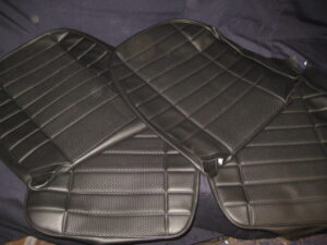 MGB ROADSTER 1973-76 PAIR 3/4 PERFORATED VINYL FRONT SEAT COVERS OE SPEC SC115