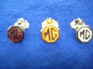 LPB MGB LAPEL ENAMEL PIN BADGE MG OCTAGON EMBLEM LOGO MOTIF GOLD SILVER