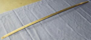 (11) MIDGET CHROME REAR HOOD RETAINER BAR AHA8185