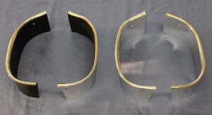 (23) MIDGET 1275 GRILL SIDE FINISHER BLACK & ALLOY LEFT / RIGHT AHA5512/3 AHA9450/1