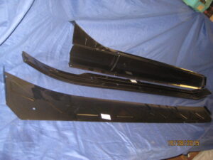 (1,2 & 3) HZA496/7KIT MGB HERITAGE 3 PIECE SILL KIT OUTER SILL, INNER SILL & CASTLE SECTION