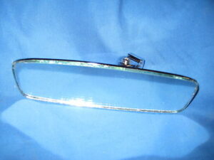 (23A) MGB BHA4806 EARLY INTERIOR CLAMP ON MIRROR GOLD