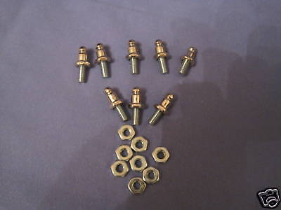 (10) MGB ROADSTER HOOD PEG AND NUT 97H717