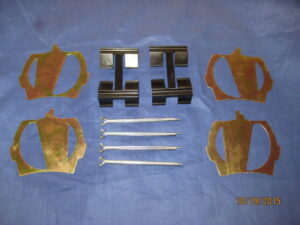 MBPSKIT MIDGET 1275 & 1500 BRAKE ANTI SQUEEL SHIMS, PINS & CLIPS KIT