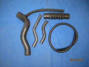 CH2 MGB HEATING & COOLING & OVERFLOW WATER HOSE KIT 1962-1976