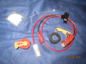 EFK02 MGB ELECTRONIC IGNITION KIT 25D INC RED ROTOR ARM