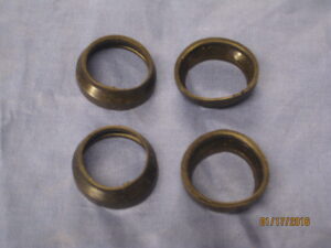 MGB LOWER TRUNION DUST SEAL RUBBERS SET OF 4 AAA1323x4