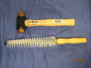 88G329K THOR COPPER HYDE HAMMER & WIRE WHEEL BRUSH