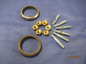 (14) MGB 6 X MANIFOLD STUDS AND NUTS & 2 x O RINGS TO EXHAUST KIT CHS2513KIT
