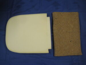 (12) AHH9681 MGB SEAT FOAM BACK 1969 RECLINER