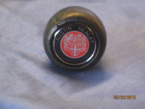 GAC4046 AUSTIN HEALEY SPRITE BLACK LEATHER GEARKNOB