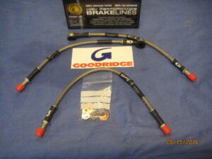 MIDGET GOODRIDGE AEROQUIP STAINLESS STEEL S/S BRAKE HOSE KIT SET ABK102