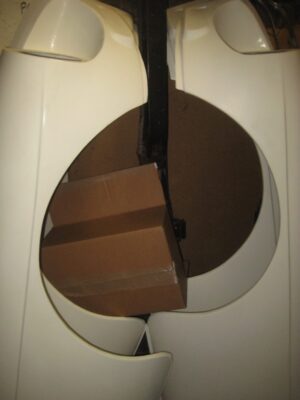 MGB PAIR FIBREGLASS FRONT WING GT OR ROADSTER