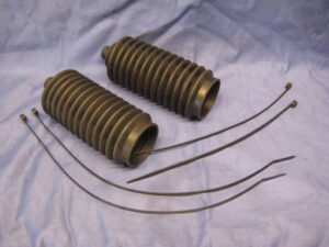 (3) MGB V8 MGC STEERING RACK GAITER KIT INC TIE STRAPS GSV1155