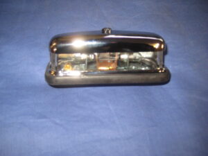 MGB AND MIDGET 127916 CHROME NUMBER PLATE LAMP 1975 ON