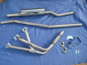 MG-322 MGB BIG BORE S/S 3 BRANCH MANIFOLD AND EXHAUST SYS R/B