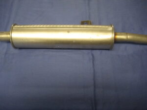 (2) MIDGET EXHAUST 1275 SILENCER SINGLE BOX MILD STEEL GEX3365