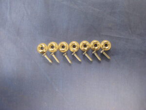 610624K MIDGET CHROME HOOD BAR SET OF 7 DURABLE DOTS & SCREWS