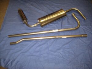 MG-007 MIDGET 1275 STAINLESS STEEL 3 STUD BOLT FITTING EXHAUST SYSTEM