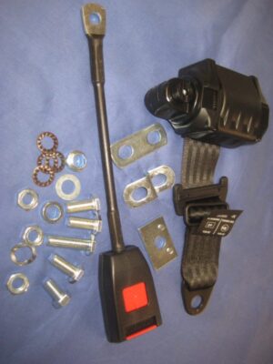 514/30 MGB,C, V8, & MIDGET SECURON BLACK INERTIA SEAT BELT