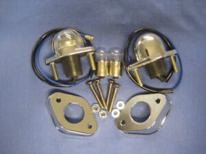 MGB NUMBER PLATE LAMPS & PLINTHS & SCREW KIT BHA4283KIT 1962-1974