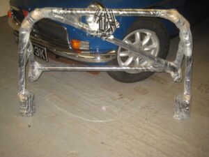 RBN011A5SSU-HB GT SAFETY DEVICES FIA REAR ROLL CAGE N11 WITH SINGLE DIAGONAL & HARNESS BAR & DOOR BAR BRACKETS