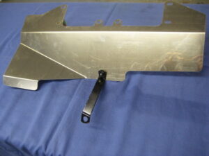 12B2317SS & 12B2508 MGC STAINLESS STEEL CARB HEATSHIELD & BRACKET KIT