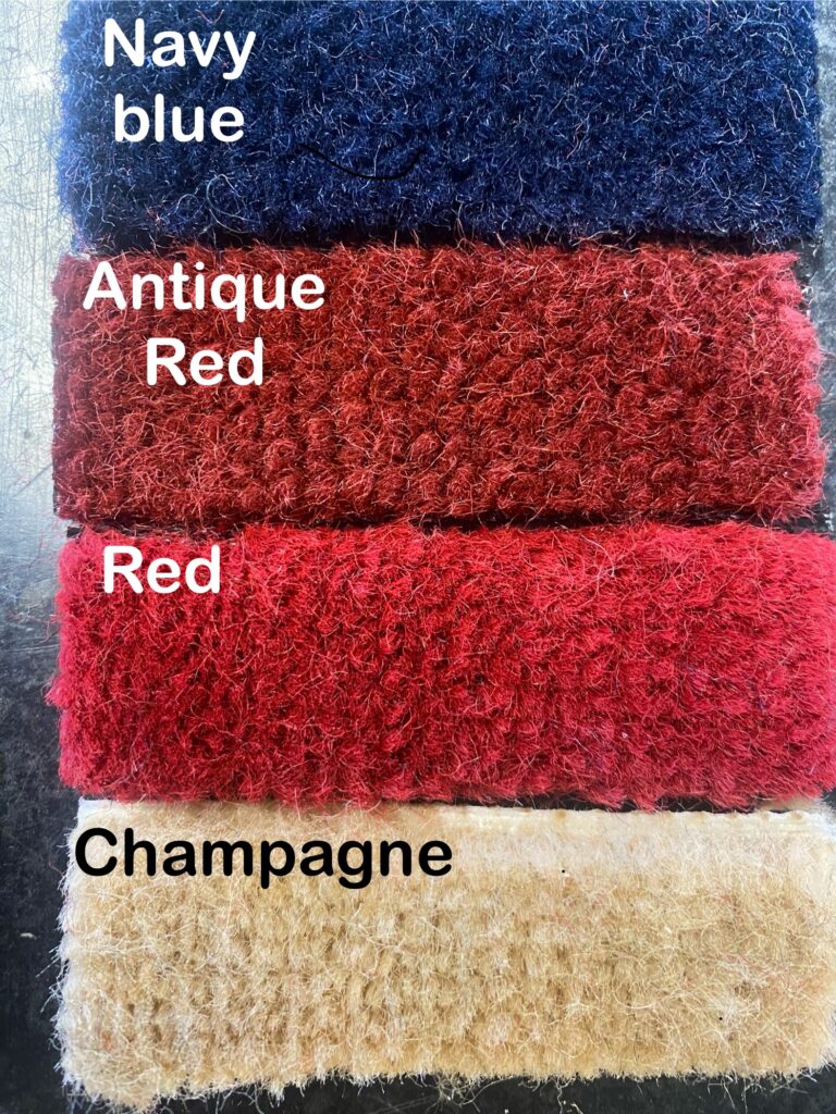 HMP610101SET MGB ROADSTER BOOT CARPET SET 1962 TO 1980 - Image 3