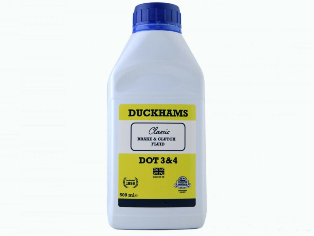 DUCKDOT4 DUCKHAMS BRAKE / CLUTCH FLUID DOT 3 & 4 500ML