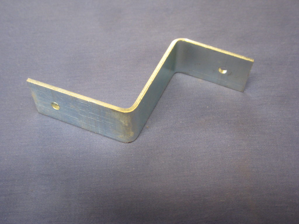 BHH1642 MGB & MIDGET FRONT NUMBER PLATE BACKING BRACKET 1975 ON