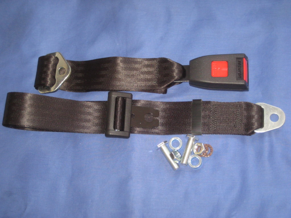 210 SECURON REAR LAP BELT BLACK