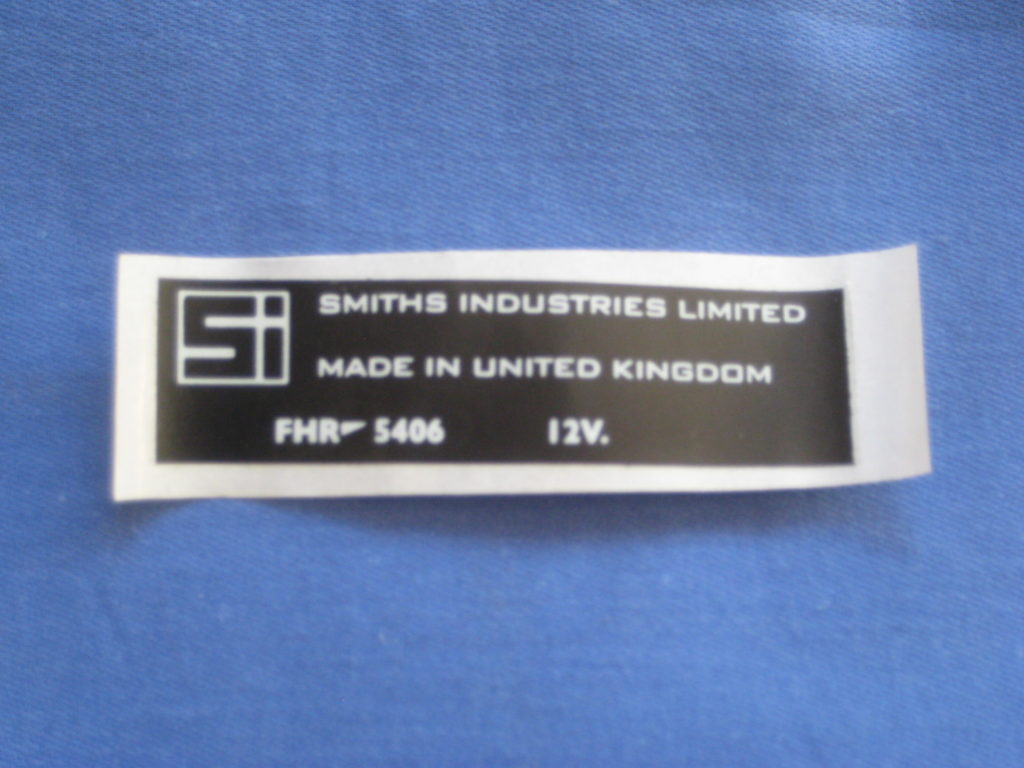 CRST129 SMITH HEATER STICKER