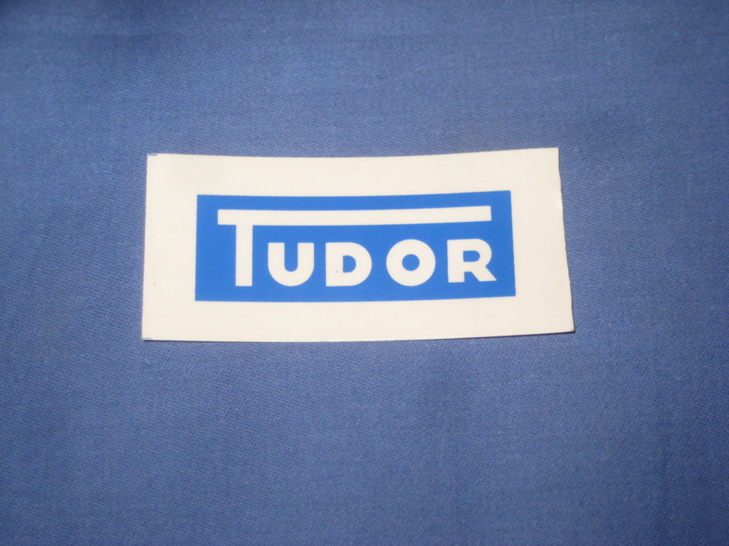 CRST124 TUDOR WASHER BOTTLE STICKER