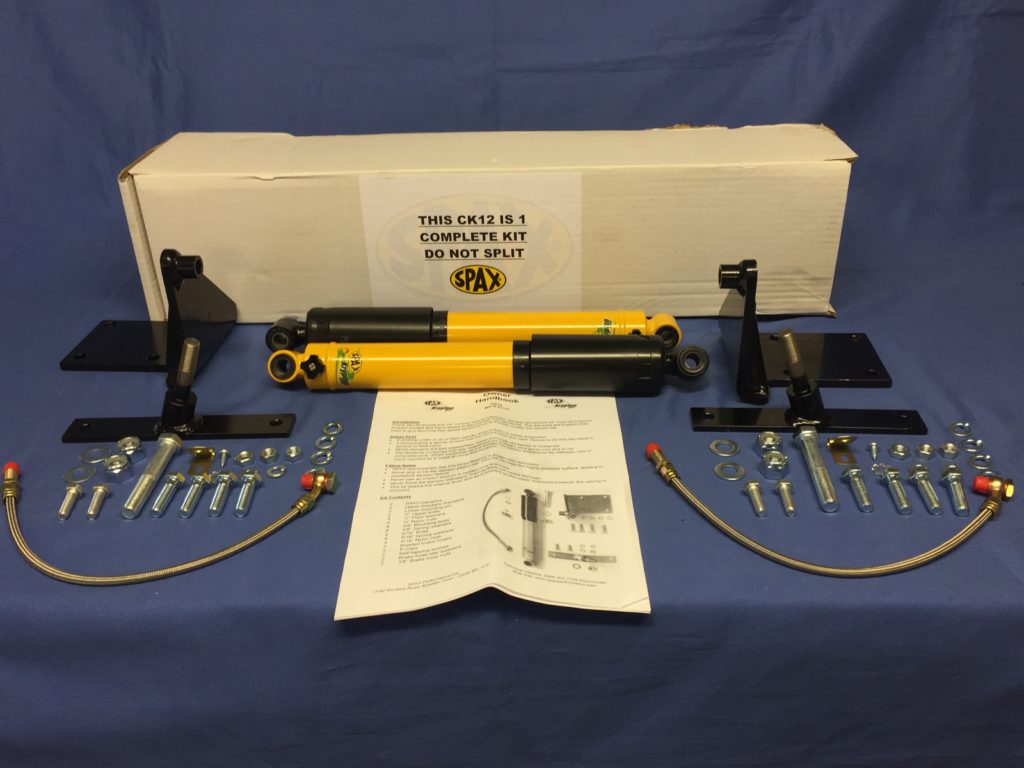 MGB FRONT SPAX KIT SHOCK ABSORBERS WITH ALL FITTINGS CK12